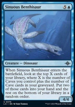 Sinuous Benthisaur - The Lost Caverns of Ixalan (Uncommon) [LCI-76] Immagine principale del prodotto
