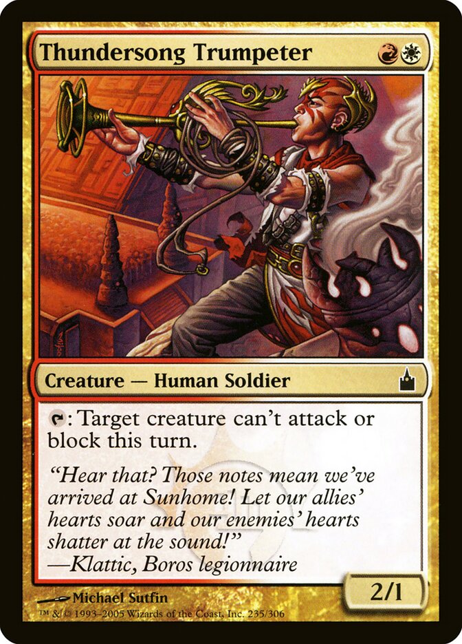 Thundersong Trumpeter - Ravnica: City of Guilds (Common) [RAV-235]