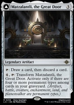 Matzalantli, the Great Door // The Core - The Lost Caverns of Ixalan (Rare) [LCI-256] Immagine principale del prodotto