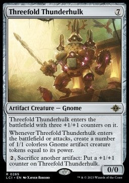 Threefold Thunderhulk - The Lost Caverns of Ixalan (Rare) [LCI-265] Hover Image