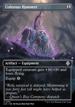 Colossus Hammer - Commander: The Lost Caverns of Ixalan: Extras (Uncommon) [XLCC-110] Hover Image