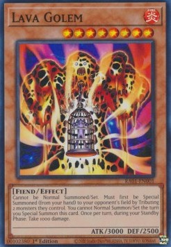 Lava Golem (V.1 - Super Rare) - 25th Anniversary Rarity Collection (Super Rare) [RA01-001] Hover Image