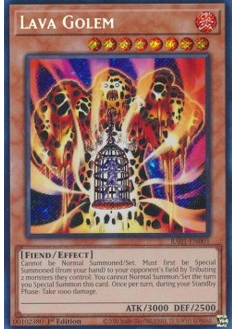 Lava Golem — 25th Anniversary Rarity Collection (RA01-001) Yu-Gi-Oh! card Main image