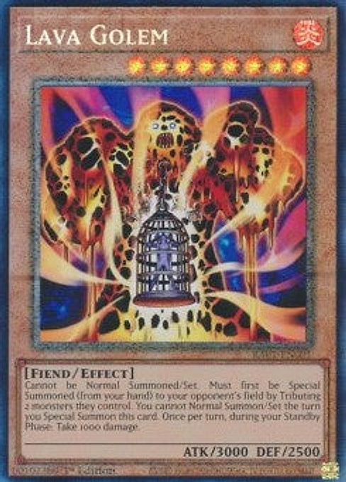 Lava Golem — 25th Anniversary Rarity Collection (RA01-001) Yu-Gi-Oh! card Main image