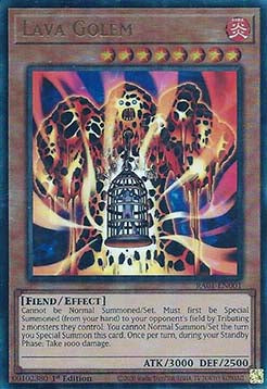 Lava Golem (V.7 - Ultimate Rare) - 25th Anniversary Rarity Collection (Ultimate Rare) [RA01-001] Hoofdafbeelding