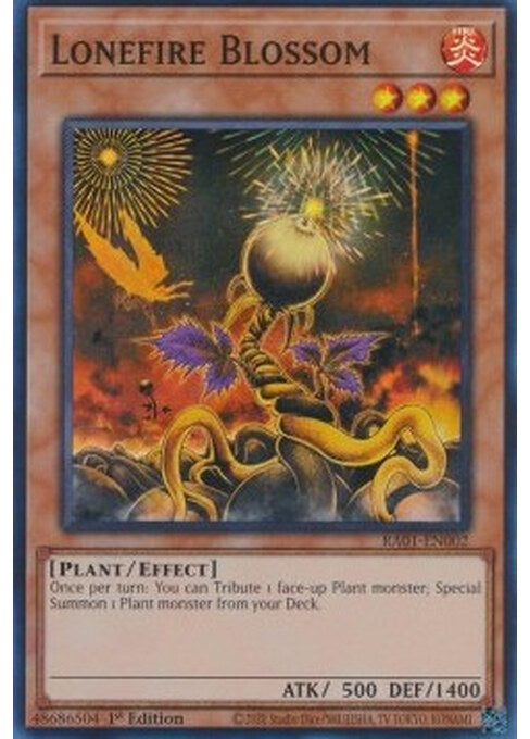 Lonefire Blossom — 25th Anniversary Rarity Collection (RA01-002) Yu-Gi-Oh! card Main image