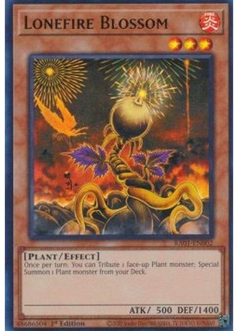 Lonefire Blossom — 25th Anniversary Rarity Collection (RA01-002) Yu-Gi-Oh! card Main image