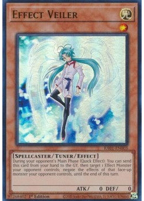 Effect Veiler — 25th Anniversary Rarity Collection (RA01-003) Yu-Gi-Oh! card Image principale du produit