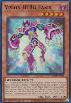Vision HERO Faris (V.2 - Ultra Rare) - 25th Anniversary Rarity Collection (Ultra Rare) [RA01-004] Main image