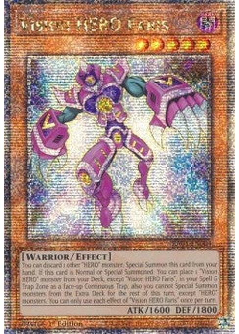 Vision HERO Faris — 25th Anniversary Rarity Collection (RA01-004) Yu-Gi-Oh! card Main image