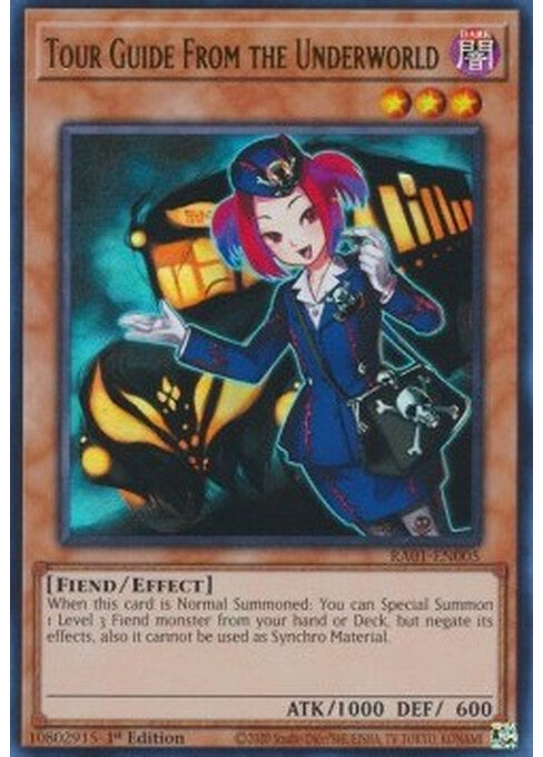 Tour Guide From the Underworld — 25th Anniversary Rarity Collection (RA01-005) Yu-Gi-Oh! card Image principale du produit
