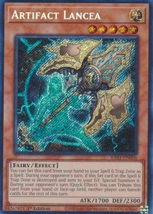 Artifact Lancea — 25th Anniversary Rarity Collection (RA01-006) Yu-Gi-Oh! card Imagen principal del producto