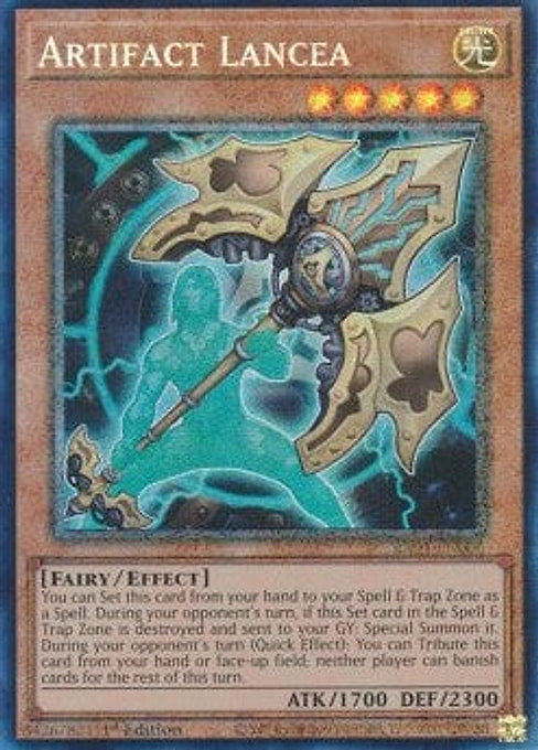 Artifact Lancea — 25th Anniversary Rarity Collection (RA01-006) Yu-Gi-Oh! card Hauptbild