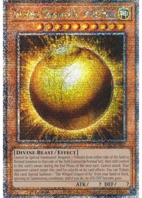 The Winged Dragon of Ra - Sphere Mode — 25th Anniversary Rarity Collection (RA01-007) Yu-Gi-Oh! card Main image