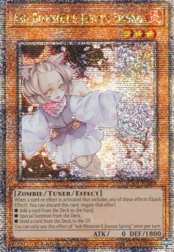 Ash Blossom & Joyous Spring (V.5 - Quarter Century Secret Rare) - 25th Anniversary Rarity Collection (Quarter Century Secret Rare) [RA01-008] Hoofdafbeelding