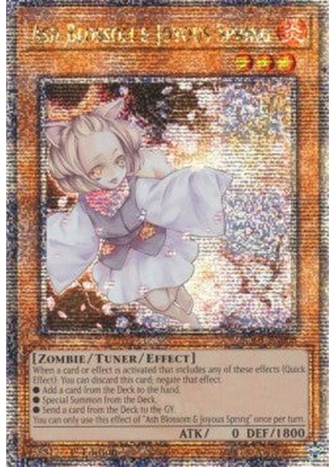 Ash Blossom & Joyous Spring — 25th Anniversary Rarity Collection (RA01-008) Yu-Gi-Oh! card Hoofdafbeelding
