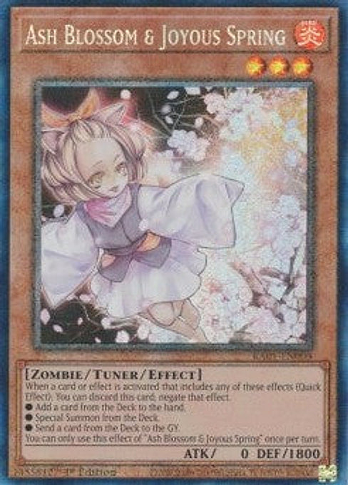 Ash Blossom & Joyous Spring — 25th Anniversary Rarity Collection (RA01-008) Yu-Gi-Oh! card Hauptbild