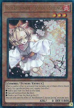 Ash Blossom & Joyous Spring (V.7 - Ultimate Rare) - 25th Anniversary Rarity Collection (Ultimate Rare) [RA01-008] Hoofdafbeelding