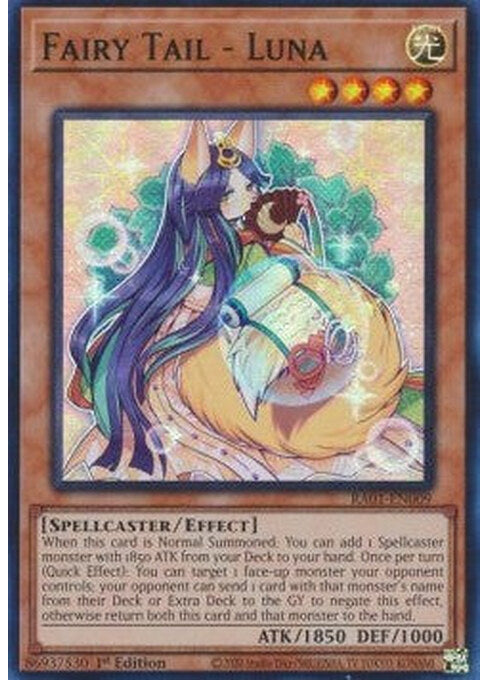 Fairy Tail - Luna — 25th Anniversary Rarity Collection (RA01-009) Yu-Gi-Oh! card Hoofdafbeelding