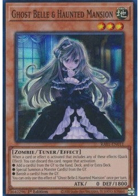 Ghost Belle & Haunted Mansion — 25th Anniversary Rarity Collection (RA01-011) Yu-Gi-Oh! card Hoofdafbeelding