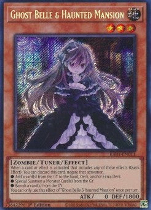 Ghost Belle & Haunted Mansion — 25th Anniversary Rarity Collection (RA01-011) Yu-Gi-Oh! card Imagen principal del producto
