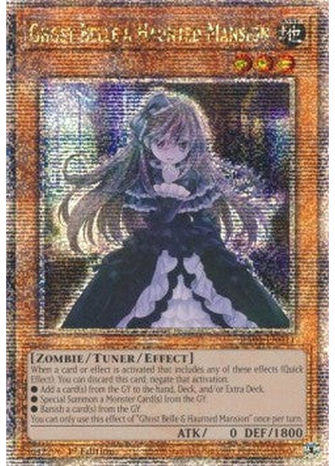 Ghost Belle & Haunted Mansion — 25th Anniversary Rarity Collection (RA01-011) Yu-Gi-Oh! card Hoofdafbeelding