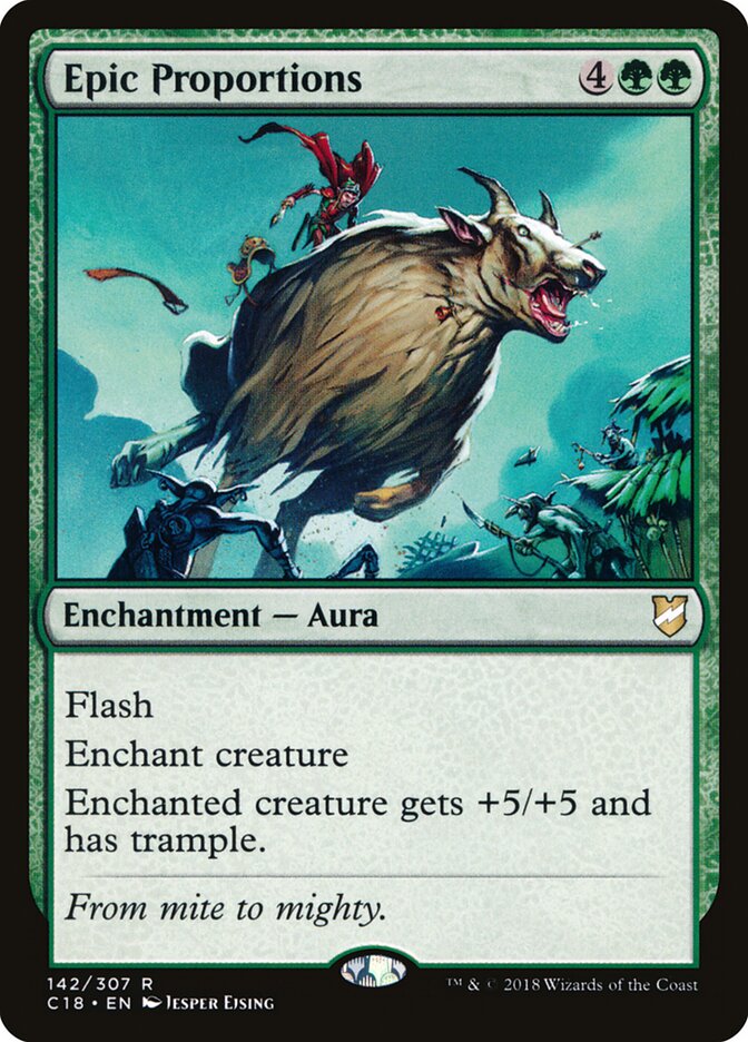 Epic Proportions - Commander 2018 (Rare) [C18-142] Image principale du produit