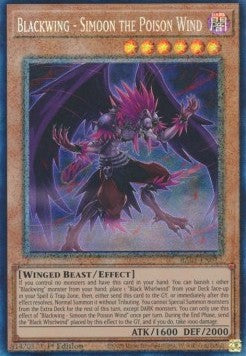 Blackwing - Simoon the Poison Wind (V.6 - Collectors Rare) - 25th Anniversary Rarity Collection (Collectors Rare) [RA01-012] Hoofdafbeelding