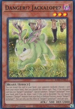 Danger!? Jackalope? (V.1 - Super Rare) - 25th Anniversary Rarity Collection (Super Rare) [RA01-013] Hoofdafbeelding