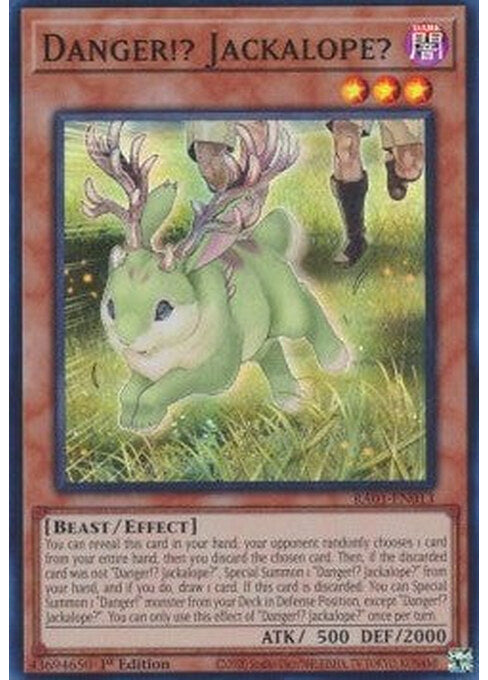 Danger!? Jackalope? — 25th Anniversary Rarity Collection (RA01-013) Yu-Gi-Oh! card Image principale du produit