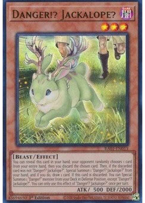Danger!? Jackalope? — 25th Anniversary Rarity Collection (RA01-013) Yu-Gi-Oh! card Image principale du produit