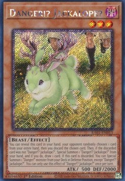 Danger!? Jackalope? (V.4 - Platinum Secret Rare) - 25th Anniversary Rarity Collection (Platinum Secret Rare) [RA01-013] Immagine principale del prodotto