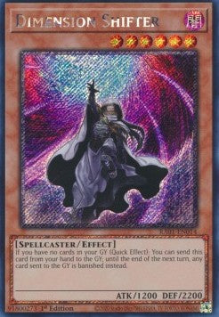 Dimension Shifter (V.4 - Platinum Secret Rare) - 25th Anniversary Rarity Collection (Platinum Secret Rare) [RA01-014] Hover Image