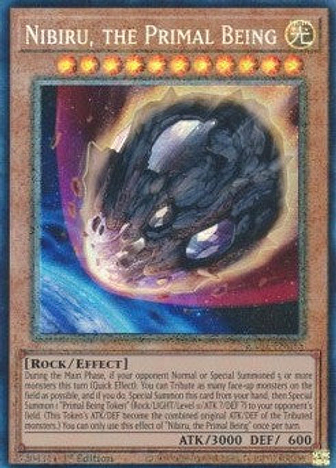 Nibiru, the Primal Being — 25th Anniversary Rarity Collection (RA01-015) Yu-Gi-Oh! card Hoofdafbeelding