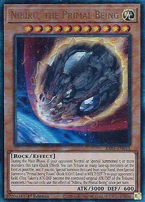 Nibiru, the Primal Being — 25th Anniversary Rarity Collection (RA01-015) Yu-Gi-Oh! card Hoofdafbeelding