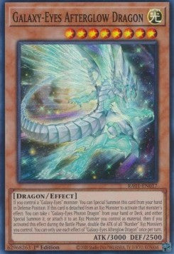 Galaxy-Eyes Afterglow Dragon (V.1 - Super Rare) - 25th Anniversary Rarity Collection (Super Rare) [RA01-017] Imagen principal del producto