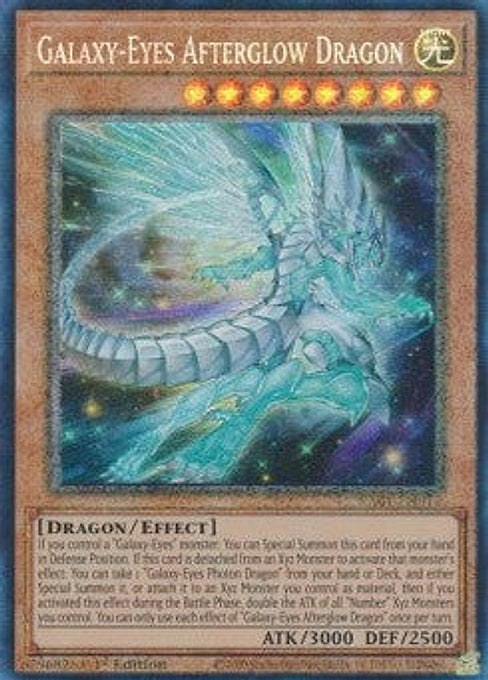 Galaxy-Eyes Afterglow Dragon — 25th Anniversary Rarity Collection (RA01-017) Yu-Gi-Oh! card Imagen principal del producto