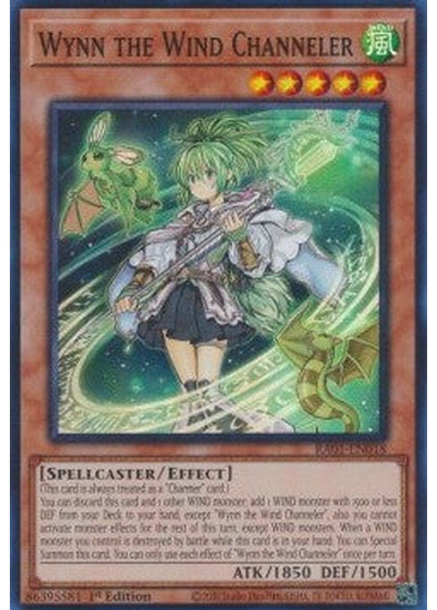 Wynn the Wind Channeler — 25th Anniversary Rarity Collection (RA01-018) Yu-Gi-Oh! card Main image