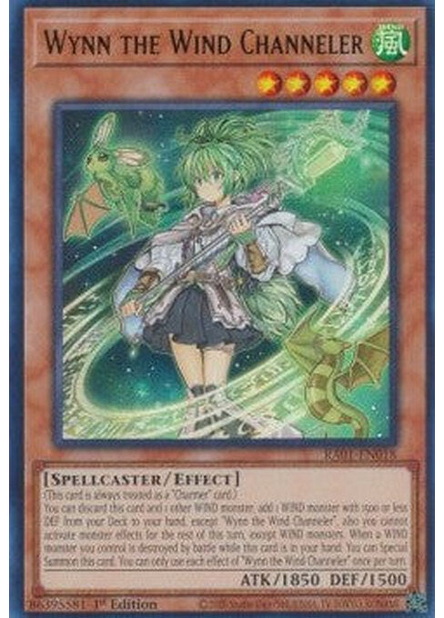 Wynn the Wind Channeler — 25th Anniversary Rarity Collection (RA01-018) Yu-Gi-Oh! card Main image