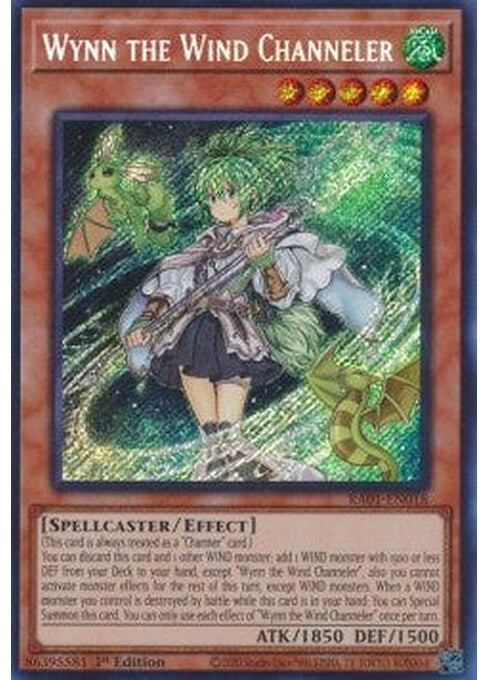 Wynn the Wind Channeler — 25th Anniversary Rarity Collection (RA01-018) Yu-Gi-Oh! card Main image