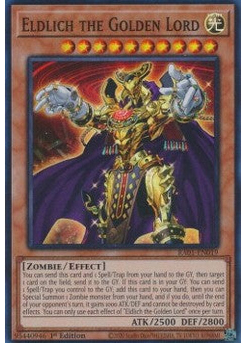 Eldlich the Golden Lord — 25th Anniversary Rarity Collection (RA01-019) Yu-Gi-Oh! card Image principale du produit