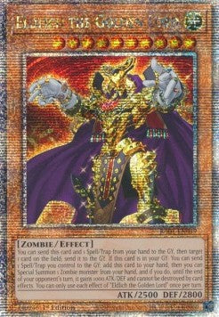 Eldlich the Golden Lord (V.5 - Quarter Century Secret Rare) - 25th Anniversary Rarity Collection (Quarter Century Secret Rare) [RA01-019]