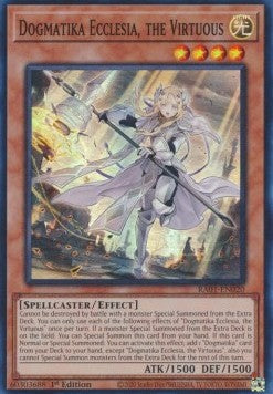 Dogmatika Ecclesia, the Virtuous (V.1 - Super Rare) - 25th Anniversary Rarity Collection (Super Rare) [RA01-020] Immagine principale del prodotto