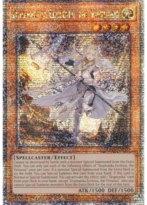 Dogmatika Ecclesia, the Virtuous — 25th Anniversary Rarity Collection (RA01-020) Yu-Gi-Oh! card Image principale du produit