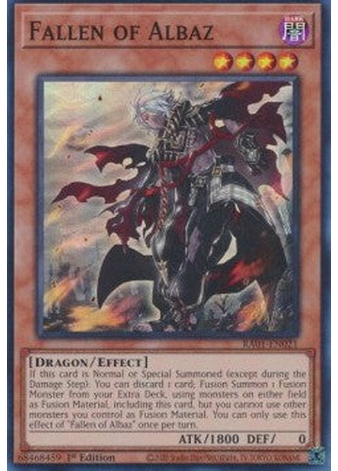 Fallen of Albaz — 25th Anniversary Rarity Collection (RA01-021) Yu-Gi-Oh! card Hoofdafbeelding
