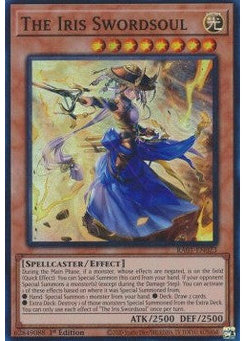 The Iris Swordsoul — 25th Anniversary Rarity Collection (RA01-023) Yu-Gi-Oh! card Main image