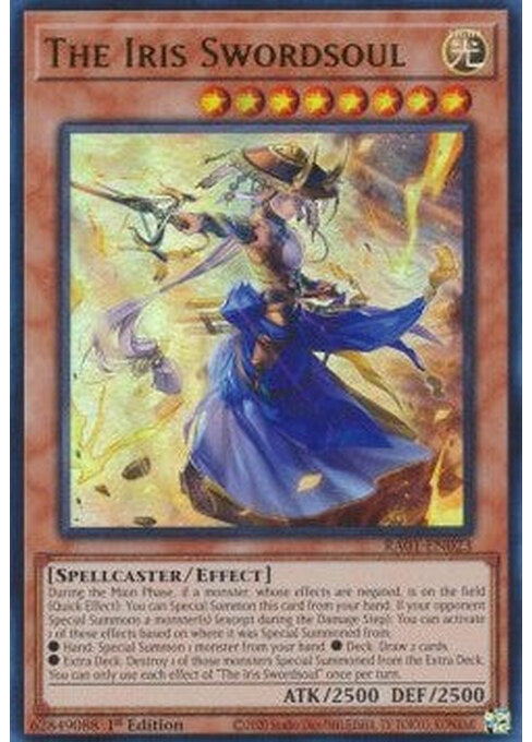The Iris Swordsoul — 25th Anniversary Rarity Collection (RA01-023) Yu-Gi-Oh! card Main image