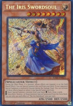 The Iris Swordsoul (V.3 - Secret Rare) - 25th Anniversary Rarity Collection (Secret Rare) [RA01-023] Hoofdafbeelding