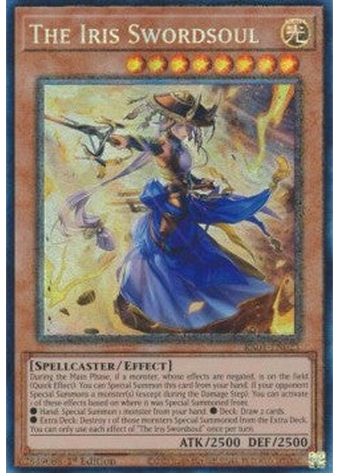 The Iris Swordsoul — 25th Anniversary Rarity Collection (RA01-023) Yu-Gi-Oh! card Main image