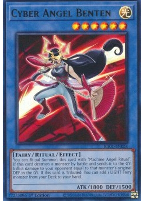 Cyber Angel Benten — 25th Anniversary Rarity Collection (RA01-024) Yu-Gi-Oh! card Image principale du produit